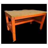 G - Industrial Workbench with Power Strip and Casters