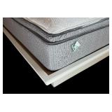 U - White Platform Bed Frame