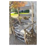 Y - Rustic Wooden Outdoor Chair with Branch Frame