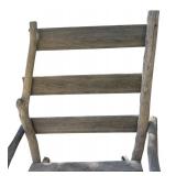 Y - Rustic Wooden Outdoor Chair with Branch Frame