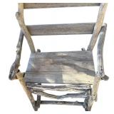 Y - Rustic Wooden Outdoor Chair with Branch Frame