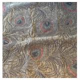 U - Casanova Peacock Feather Pattern Throw