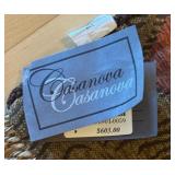 U - Casanova Peacock Feather Pattern Throw