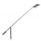 LR - Adjustable Height Modern Black Floor Lamp / Counter Balance Floor Lamp