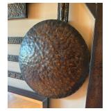 U - Large Metal Wall Decor with Mirror Accents