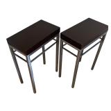 U - Pair of Modern Side Tables