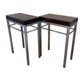 U - Pair of Modern Side Tables
