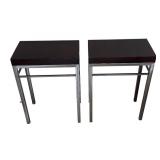 U - Pair of Modern Side Tables