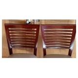 U - Pair of Loewenstein Dining Chairs with Ladder Backs