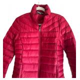 U - Ladies Red Free Country Down Jacket Size Medium