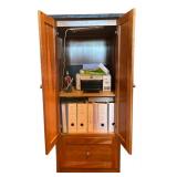 O - Cherry Wood Cabinet with Granite Top