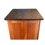 O - Cherry Wood Cabinet with Granite Top