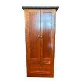 O - Cherry Wood Cabinet with Granite Top