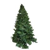 G - 9 Foot Artificial Christmas Tree with Pine Cones