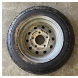 G - Duro 4.80-12 Tubeless Trailer Tire with Steel Wheel