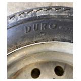 G - Duro 4.80-12 Tubeless Trailer Tire with Steel Wheel