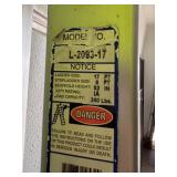 G - 17 Ft Metal Ladder L-2093-17 Folding Multi-Position