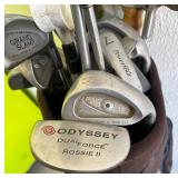 G - Golf Bag with Mixed Club Set by Taylor Made, Odyssey, Ping and Others