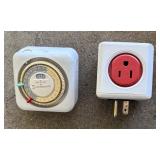 G - Extension Cords, Power Strips, Outlet Timers and Multi-Plug Adapter Lot