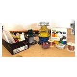 G - Large Lot of Assorted Wire Spools and Monokote Heat Gun