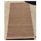 G - Brown Waffle Weave Floor Mat Rug