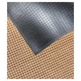 G - Brown Waffle Weave Floor Mat Rug