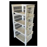 G - Plastic Storage Drawer Unit and 4-Tier Stackable Basket Organizer