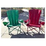 G - Pair of Folding Chairs with Carry Bags