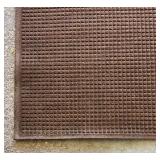 G - Brown Waffle-Pattern Floor Mat