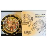 LL - Invicta Marvel Pro Diver Wall Clock with Comic Art Face