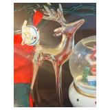 LL - Holiday Decor Collection with Stockings, Ornaments, Snow Globe, and Figurines