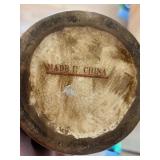 ML - Large Antique-Style Ceramic Vase with Ornate Handles