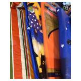 LL - Collection of Halloween and Autumn Plastic Tablecloths Assorted Sizes