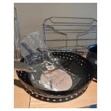 LL - Mixed Cookware and Bakeware Collection with Pots, Pans, Racks, and Cast Iron Skillet