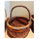 LL - Set of 3 Harvest Home Collections Woven Baskets
