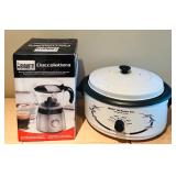 LL - Bialetti Cioccolatiera Hot Chocolate Maker and Nesco 6Qt Roaster Oven
