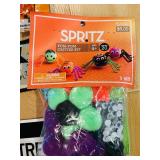 LL - Large Lot of Halloween Decorations, Signs, and Craft Supplies