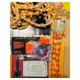 LL - Large Lot of Halloween Decorations, Signs, and Craft Supplies