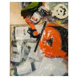 LL - Large Lot of Halloween Decorations, Signs, and Craft Supplies