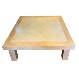 LL - Square Stone Top Coffee Table