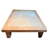 LL - Square Stone Top Coffee Table