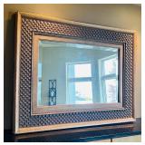 ML - Large Decorative Wall Mirror with Ornate Bronze Frame