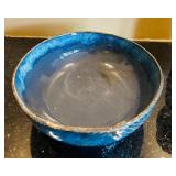 ML - Handmade Pottery Collection with Abstract Horse, Blue Bowl, and 10-Inch Vase