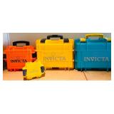 Set of 4 Invicta Plastic Storage Cases with Foam Padding