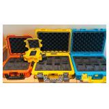 Set of 4 Invicta Plastic Storage Cases with Foam Padding