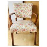 Pair of Vintage Floral Upholstered Armchairs