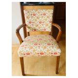Pair of Vintage Floral Upholstered Armchairs