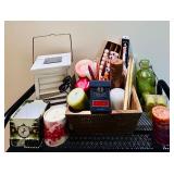 LR - Decorative Candle and Holder Collection with Holiday and Scented Themes