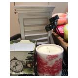 LR - Decorative Candle and Holder Collection with Holiday and Scented Themes