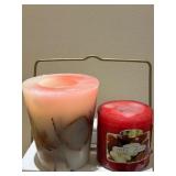 LR - Decorative Candle and Holder Collection with Holiday and Scented Themes